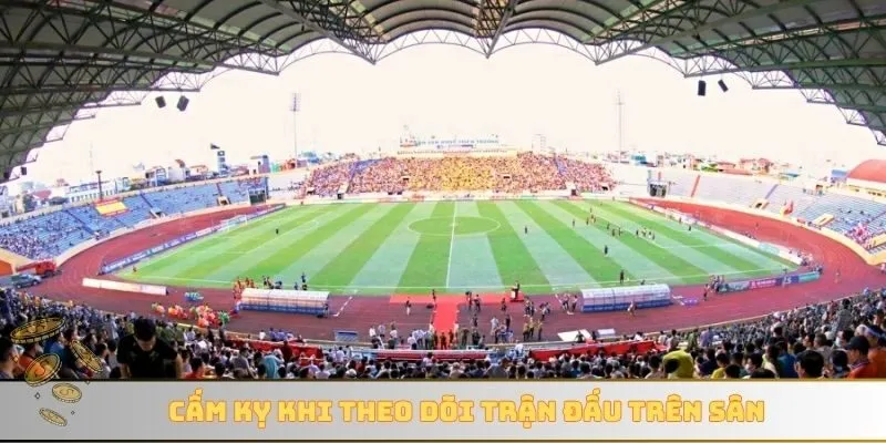 Cấm kỵ khi theo dõi trận đấu trên sân