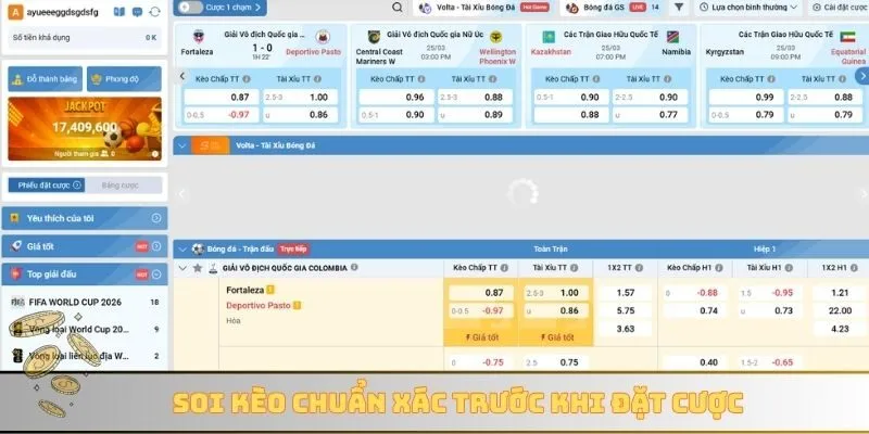 Soi kèo chuẩn xác trước khi đặt cược